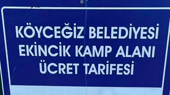 Köyceğiz Ekincik Kamp Alanı Fiyatları Belli Oldu!