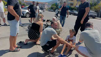 Elektrikli Bisiklet ile Motosiklet Çarpıştı: 3 Yaralı!