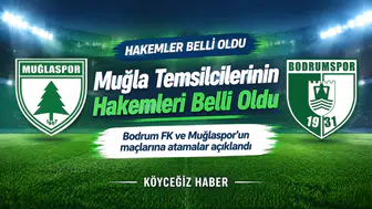 Bodrum FK ve Muğlaspor Maçlarının Hakemleri Açıklandı!
