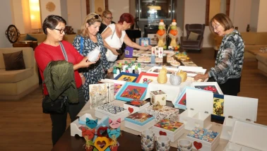 Bodrum Yakaköy Sevgi Sanat Atölyesi 10. Yıl Sergisiyle El Sanatlarını Kutladı