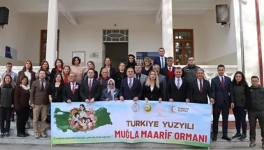 Muğla’da Öğretmenler İçin 16 Bin 453 Fidan Toprakla Buluştu