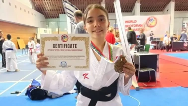 Muğlalı Ceylin Ayşe Şimşek Balkan Şampiyonu Oldu! Karate’de Çifte Zafer