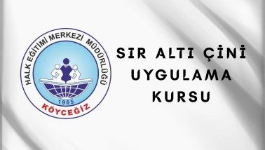 Köyceğiz Halk Eğitim Merkezi’nde Sır Altı Çini Kursu Başlıyor
