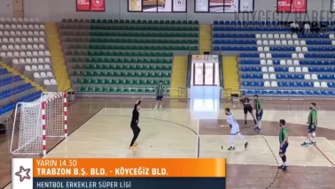 Köyceğizli Hentbol Severlere Müjde: Trabzon BB – Köyceğiz Bld. Maçı TRT Spor Yıldız’da Canlı Yayınlanacak