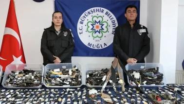 Muğla Otogarlarda 2 Bin 520 Kesici Alet ve 30 Silah Ele Geçirildi