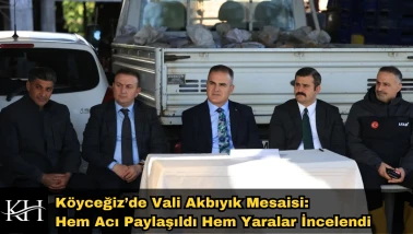 DEVLET KÖYCEĞİZ'İN YANINDA! Vali Akbıyık Üreticinin Sıkıntısını Dinledi