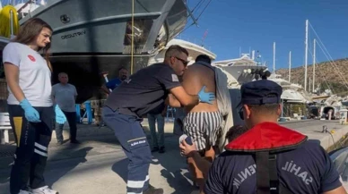 Bodrum Açıklarında Gezi Teknesinde Yaralanan Çocuk Tahliye Edildi