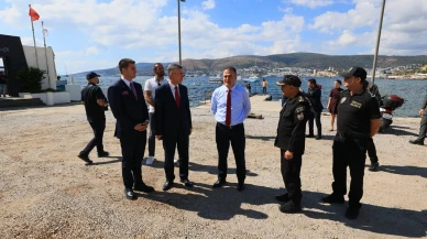Muğla Valisi Dr. İdris Akbıyık, Bodrum Polisevi Proje Alanında İncelemelerde Bulundu