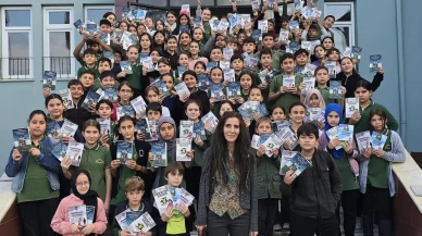 Toparlar Ortaokulu’nda Yazar Şöhret Doğruyol Sağbaş Öğrencilerle Buluştu