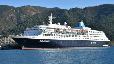 Marmaris Limanı Dev Kruvaziyeri Ağırladı! Blue Sapphire 4 Günlük Turist Akını!