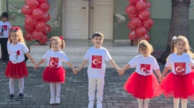 Köyceğiz Çandır İlkokulu’nda Cumhuriyet Coşkusu! Minik Kalpler Bayraklarla Yürüdü