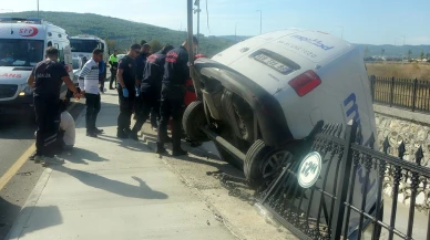 Menteşe’de trafik kazası: Kamyonet dereye uçtu, sürücü emniyet kemeri sayesinde kurtuldu