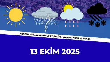 Köyceğiz Hava Durumu: 13 Ekim Haftası Nasıl Geçecek? 5 Günlük Tahmin