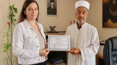 Ukraynalı Vladlena Ortaca’da Müslüman Oldu: Kelime-i Şehadet Getirdi
