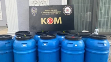 Fethiye’de Sahte Şarap Operasyonu: 1980 Litre Kaçak İçki Ele Geçirildi