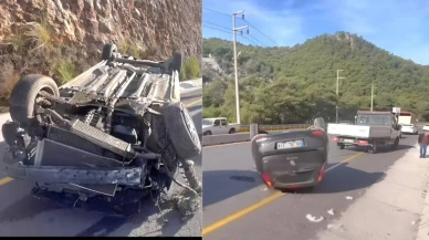 Ölüdeniz Yolunda Kaza: Sürücü Yaralı Hastaneye Kaldırıldı