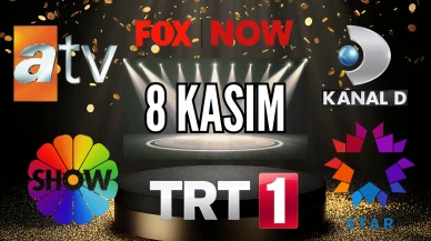 8 Kasım Cumartesi TV Yayın Akışı, ATV, Show TV, NOW TV, Kanal D ve TRT 1 2025: Bugün Hangi Diziler, Filmler Var?