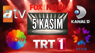 5 Kasım Çarşamba TV Yayın Akışı, ATV, Show TV, NOW TV, Kanal D ve TRT 1 2025: Bugün Hangi Diziler, Filmler Var?
