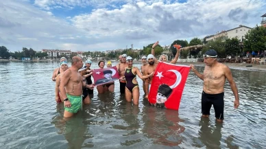 Datça Openwater Swimming Ekibi 10 Kasım’da Atatürk İçin Kulaç Attı
