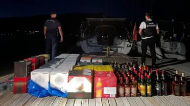 Fethiye Açıklarında Kaçak Alkol Operasyonu! Sahil Güvenlik 2 Tekneye Baskın Düzenledi