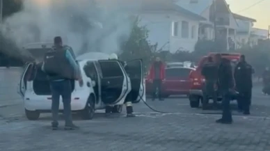 Köyceğiz Gülpınar’da Araç Alev Aldı! Mahalle Ayağa Kalktı