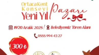 Ortaca’da Yeni Yıl Pazarı 19–20 Aralık’ta Kuruluyor