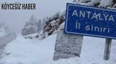 Antalya'ya Kar Sürprizi: Akseki-Seydişehir Yolunda 10 Kilometrelik Alanda Etkili Oldu