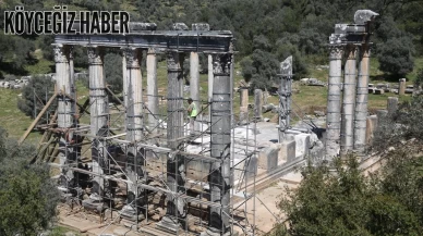Muğla'daki Zeus Lepsynos Tapınağı'nda Depreme Dayanıklı Restorasyon: 1860 Yıllık Miras Yeniden Yükseliyor