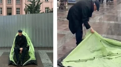 Mahmut Tanal, Adalet Bakanlığı önüne çadır kurdu