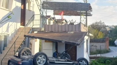 Milas'ta Korkunç Kaza: Cip Evin Duvarına Çarptı