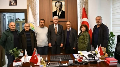 Tüm Emekliler Sendikası'ndan Köyceğiz Belediye Başkanı Ali Erdoğan’a Ziyaret