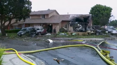 ABD'de Küçük Uçak Yerleşim Alanına Düştü: San Diego’da Feci Kaza!