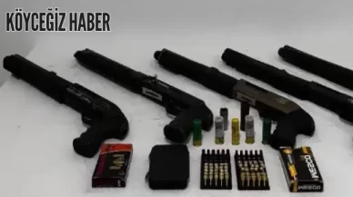 Köyceğiz’de Jandarma 5 Pompalı Tüfek Ele Geçirdi!