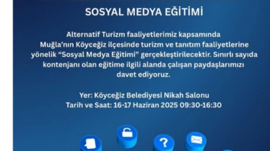 Köyceğiz Belediyesi’nden Turizm Paydaşlarına Sosyal Medya Eğitimi Duyurusu