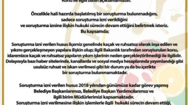 Ortaca Belediye Başkanı Evren Tezcan’dan Soruşturma İddialarına Basın Açıklaması