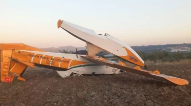 Yatağan’da Yangın Söndürme Uçağı Tarlaya Zorunlu İniş Yaptı: Pilot Yaralı, Durumu İyi