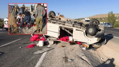 Şanlıurfa’da Tarım İşçilerini Taşıyan Minibüs Devrildi: 19 Kişi Yaralandı