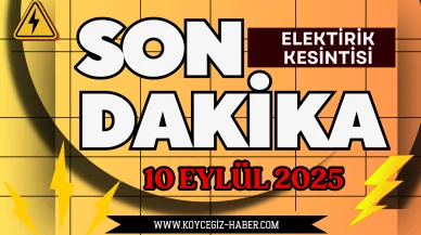Muğla’da 10 Eylül 2025 Çarşamba Tarihinde Elektrik Kesintisi Yaşanacak: 7 İlçede Şebeke Yenileme ve Bakım Çalışmaları
