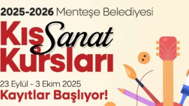 Menteşe’de 2025–2026 Kış Sanat Kursları Başlıyor: Kayıtlar 23 Eylül’de Açılıyor