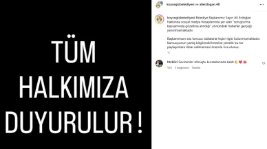 Köyceğiz Belediyesi’nden Ali Erdoğan Açıklaması: “Hakkında Soruşturma Yoktur”