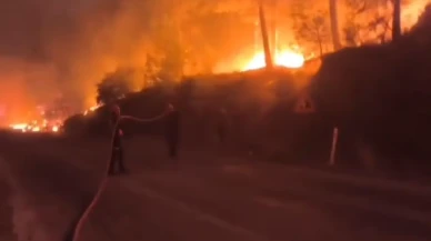 Köyceğiz’de Orman Yangını 2’nci Gününde: 218 Ev Boşaltıldı, 582 Kişi Tahliye Edildi