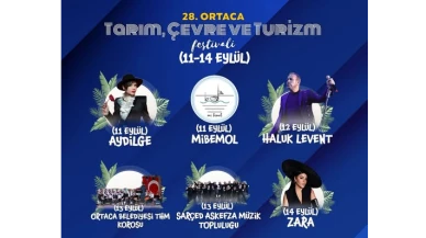 28. Tarım, Çevre ve Turizm Festivali Başlıyor: 21–27 Temmuz’da Kültür, Müzik ve Doğa Ortaca’da Buluşuyor