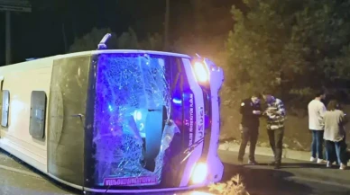 Muğla Menteşe’de Havalimanı Otobüsü Kaza Yaptı: Yaralılar var