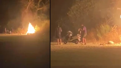 Dalaman’da Ormanı Ateşe Verip Kaçtılar: Sabotaj Anları Kamerada, Polis Şüphelilerin Peşinde