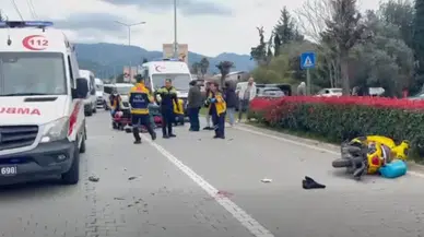 Marmaris Trafik Kazası! Motosiklet ve Otomobil Çarpıştı: 2 Yaralı