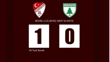 Muğlaspor Deplasmanda Kaybetti: Şampiyonluk Yarışında Fark Açıldı