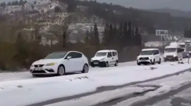Yatağan-Milas Yolunda Dolu Baskını: Trafik Durma Noktasında!