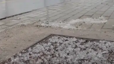 Menteşe’de Sağanak ve Dolu Etkili Oldu: Zemin Beyaza Büründü!