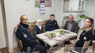 Köyceğiz İlçe Emniyet Müdürü Hakan Keskin Şehit Ailesini Ziyaret Etti