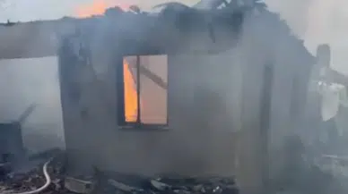 Yatağan Bencik’te Korkutan Yangın: Bir Ev Kül Oldu!